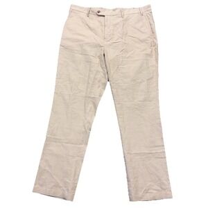 Biltmore Linen Blend Pants Mens 40x32 Beige Lightweight Coastal Nautical NEW